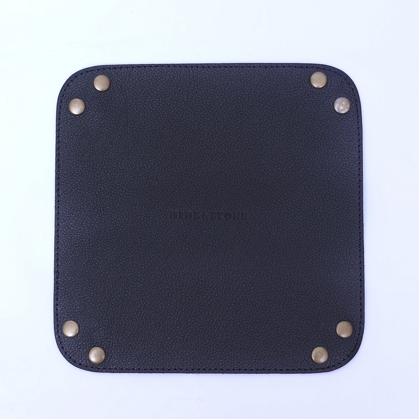 Leather Key & Watch Tray (Black)