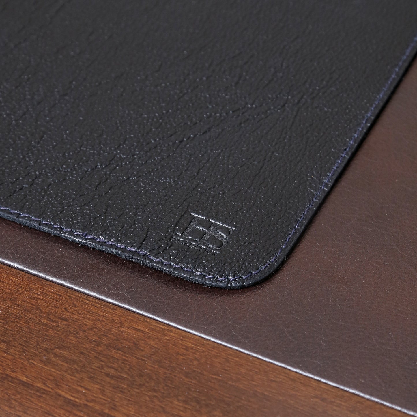 Leather Desk & Laptop Mat (Black)